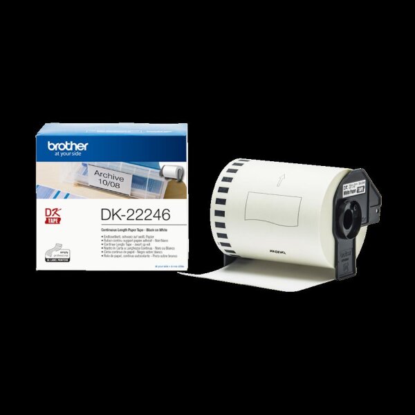 Brother Etikett DK22246 / DK-22246 Weiß