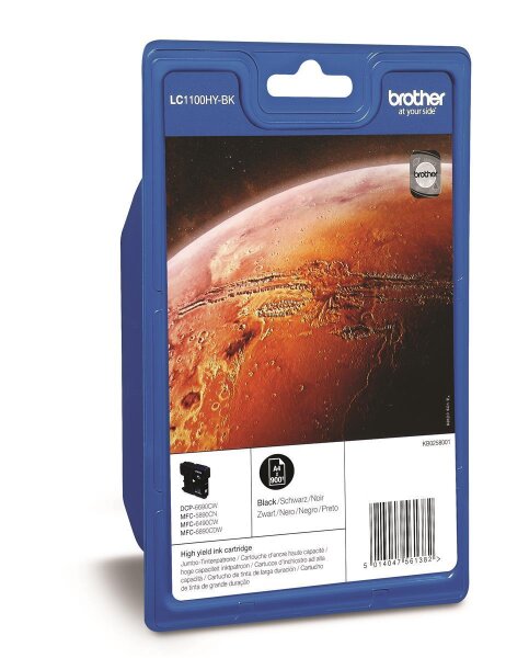 Brother Tinte LC1100HYBK / LC-1100HYBK XL Schwarz