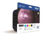 brother LC-1220BK/C/M/Y schwarz, cyan, magenta, gelb...