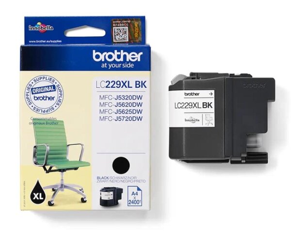 Brother Tinte LC229XLBK / LC-229XLBK Schwarz