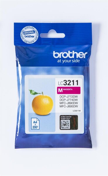 Brother Tinte LC3211M / LC-3211M Magenta