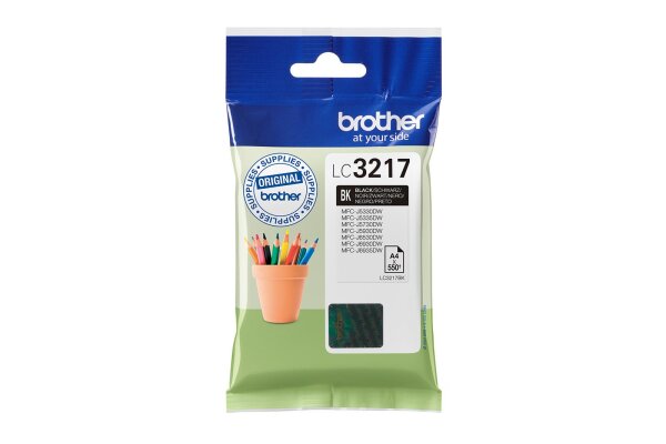 Brother Tinte LC3217BK / LC-3217BK Schwarz