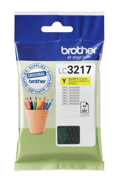 Brother Tinte LC3217Y / LC-3217Y Gelb