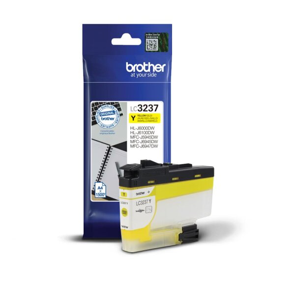 Brother Tinte LC3237Y / LC-3237Y Gelb