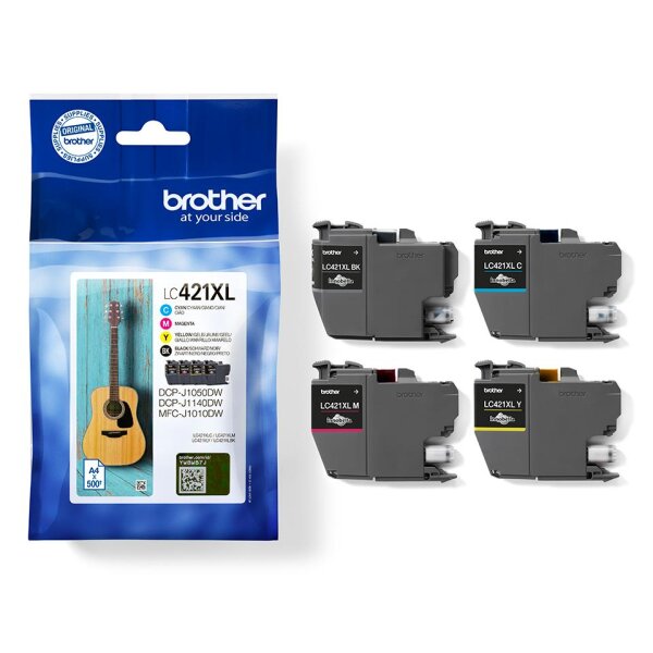 Brother Tinte LC421XLVAL / LC-421XLVAL XL Multipack BK,C,M,Y