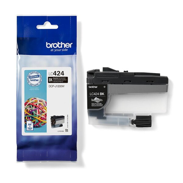 Brother Tinte LC424BK / LC-424BK Schwarz