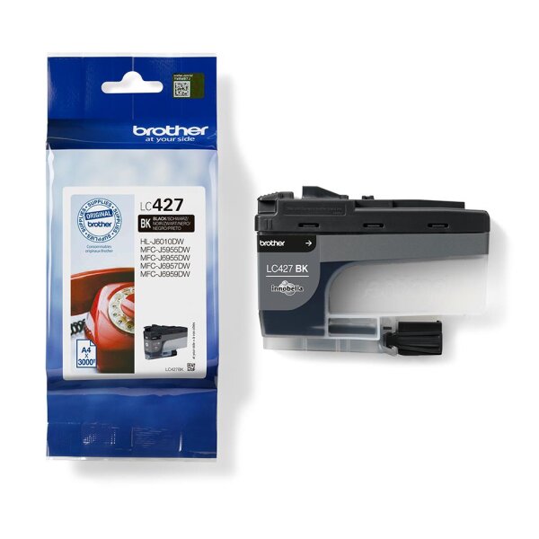 Brother Tinte LC427BK / LC-427BK Schwarz