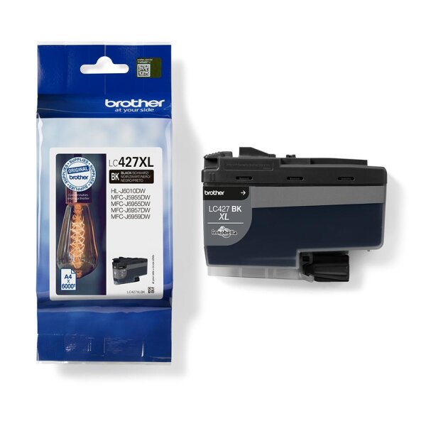 Brother Tinte LC427XLBK / LC-427XLBK XL Schwarz