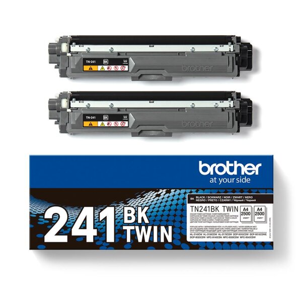Brother Toner TN241BKTWIN / TN-241BKTWIN Doppelpack Schwarz