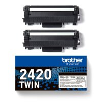 Brother Toner TN2420TWIN / TN-2420TWIN XL Doppelpack Schwarz